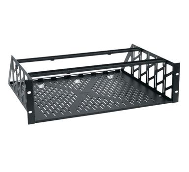 MIDDLEATLANTIC Rackshelf | Clamping, Knockdown,  3RU | Black | Non-stock Item (RC-3)