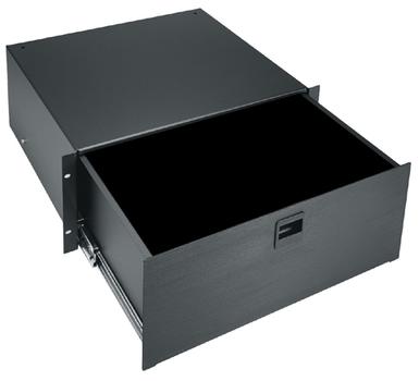 MIDDLEATLANTIC 4 RU Drawer, Anodized | Heavy Duty Drawer | D4 | Svart | BestÃ¤llningsvara (D4)