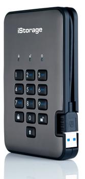 IStorage diskAshur PRO2 SSD 256-BIT 512GB NATO Classified USB-A Sort (IS-DAP2-256-SSD-512-C-G)