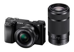 SONY Alpha 6100 Kit schwarz + SEL-P 16-50 + SEL 55-210