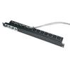 MIDDLEATLANTIC Universal Connector Panel | 1RU | w Cable Shelf | Black | Non-stock Item