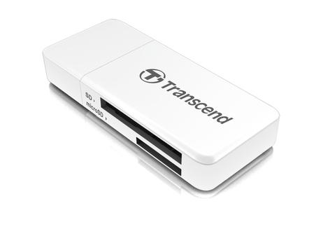Transcend RDF5 - Kortleser (microSD, SDHC, microSDHC,  SDXC, microSDXC,  SDHC UHS-I, SDXC UHS-I, microSDHC UHS-I, microSDXC UHS-I) - USB 3.0 (TS-RDF5W)