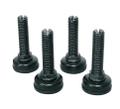 MIDDLEATLANTIC Essex Leveling Feet Kit | for RCS/Qar/MMR | LEVELFEET-K | Black | Non-stock Item