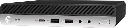 HP Retail System MP9 G4 - Mini-desktop - 1 x Core i5 8500T / 2.1 GHz - RAM 8 GB - SSD 256 GB - 3D V-NAND technology - UHD Graphics 630 - Gigabit Ethernet WLAN: - 802.11a/ b/ g/ n/ ac,  Bluetooth 5.0 - Win  (2VR43EA#UUW)