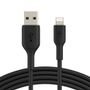 BELKIN Lightning to USB-A Cable (MFi) 1m Black /CAA001bt1MBK