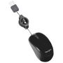 TARGUS Compact Blue Trace Retractable Wired Mouse Black
