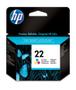 HP 22 original ink cartridge tri-colour standard capacity 5ml 165 pages 1-pack