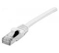 EXC Network Cable | Cat 6 | F/UTP | LSZH LÃ¥g rÃ¶k/halogenfri | Patch rund (standard) | Vit | 0,3m | Koppar