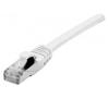 EXC Network Cable | Cat 6 | F/UTP | Low smoke/halogen free | Patch round (standard) | Valkoinen | 0,3m