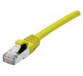 EXC Network Cable | Cat 6 | F/UTP | Low smoke/halogen free | Connection cable | Yellow | 0.3m