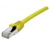EXC Network Cable | Cat 6 | F/UTP | Low smoke/halogen free | Connection cable | Keltainen | 0,3m