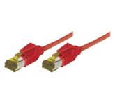 EXC Patch Cord RJ45 CAT.7 S/FTP Copper LSZH (Halogenfri) Snagless Red 0.30m (EXC850056)
