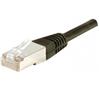 EXC Network Cable | Cat 5e | F/UTP | Patch round (standard) | Musta | 0,5m