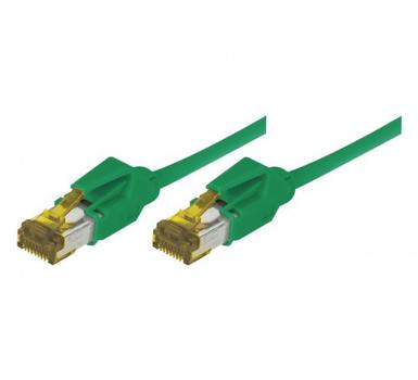 EXC Network Cable | Cat 7 | S/FTP | Low smoke/ halogen free | Patch round (standard) | Green | 0.5m (EXC850072)