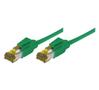 EXC Network Cable | Cat 7 | S/FTP | Low smoke/halogen free | Patch round (standard) | VihreÃ¤ | 0,5m