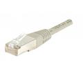 EXC Network Cable | Cat 5e | F/UTP | Patch round (standard) | Grey | 0.3m