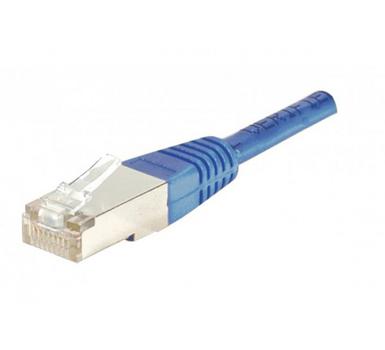 EXC Network Cable | Cat 5e | F/UTP | Patch round (standard) | Sininen | 0,15m (EXC857100)