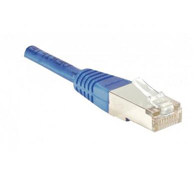 EXC Network Cable | Cat 5e | F/UTP | Patch round (standard) | Blue | 0.5m (EXC847164)