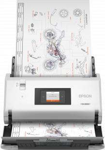 EPSON n WorkForce DS-30000 - Document scanner - Contact Image Sensor (CIS) - Duplex - A3 - 600 dpi x 600 dpi - up to 70 ppm (mono) / up to 70 ppm (colour) - ADF (120 sheets) - up to 40000 scans per day - US (B11B256401BY)