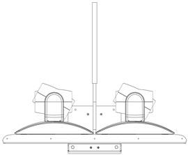 SOUND_CONTROL Polycom EagleEye Director RCM Camera Wall Mount (RCM-EED)