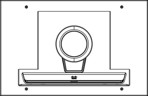 Sound Control Technologies Cisco Precision 60 RCR Recessed Camera Wall Mount (RCR-CP6-X*)