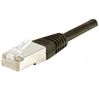 EXC Network Cable | Cat 5e | F/UTP | Patch round (standard) | Black | 0.3m