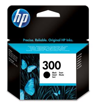 HP 300 - 4 ml - black - original - ink cartridge - for Deskjet D2563, D5560, F2480, F4213, F4580, ENVY 100 D410, 11X D411, 120, Photosmart C4680 (CC640EE#ABE)