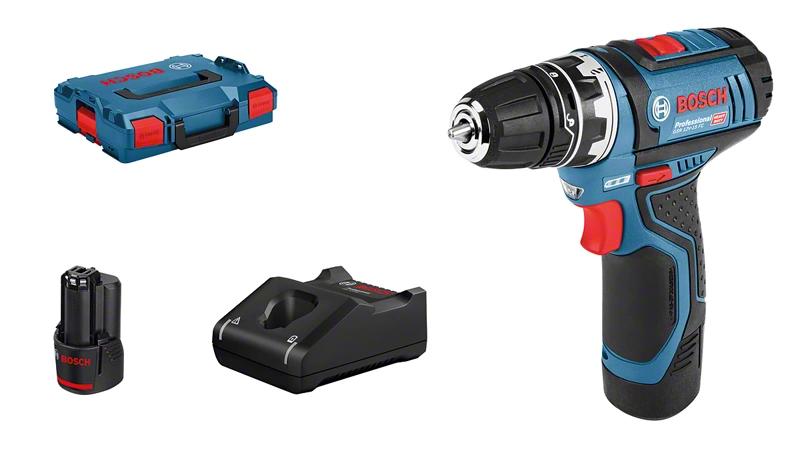 Bosch - GSR 12V-15 FC Professional drill - 2x 2.0Ah - 30Nm