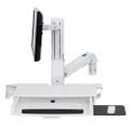 SV SIT-STAND COMBO ARM WITH PAN BRIGHT WHITE TEXTURE CRTS