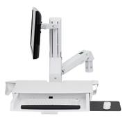 Ergotron StyleView Sit-Stand Combo Arm monteringssett - Patented Constant Force Technology - for LCD-skjerm / tastatur / mus / strekkodeskanner - hvit