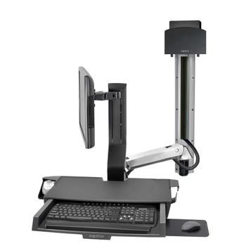 ERGOTRON SV COMBO ARM WORKSURFACE PRE-CONFIG SMALL CPU HOLDER CRTS (45-594-026)