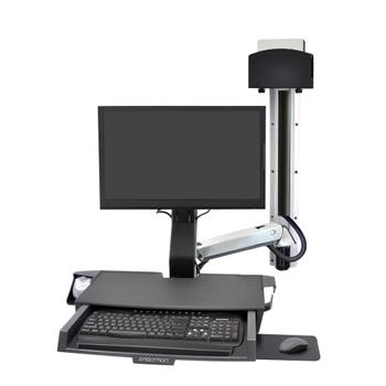 ERGOTRON SV COMBO ARM WORKSURFACE PRE-CONFIG SMALL CPU HOLDER CRTS (45-594-026)