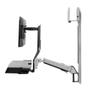 ERGOTRON SV COMBO ARM WORKSURFACE MEDIUM CPU HOLDER PAN FUNCTION CRTS (45-595-026)