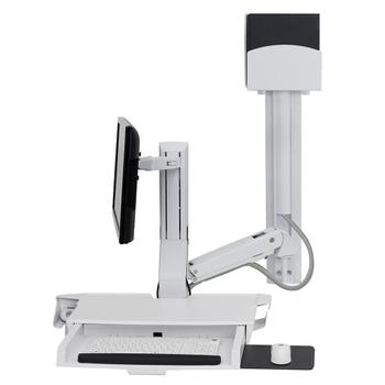 ERGOTRON SV COMBO ARM WORKSURFACE PRE-CONFIG SMALL CPU HOLDER BWT CRTS (45-594-216)