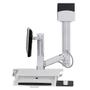 ERGOTRON SV COMBO ARM WORKSURFACE PRE-CONFIG SMALL CPU HOLDER BWT CRTS (45-594-216)