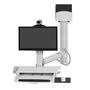 ERGOTRON SV COMBO ARM WORKSURFACE PRE-CONFIG SMALL CPU HOLDER BWT CRTS (45-594-216)