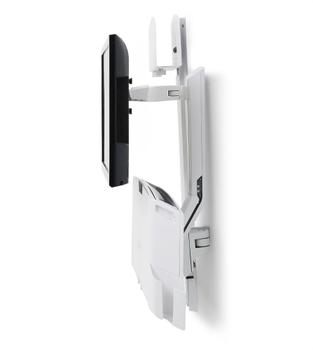 ERGOTRON SV COMBO ARM WORKSURFACE MEDIUM CPU HOLDER PAN FUNCT BWT CRTS (45-595-216)
