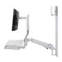 ERGOTRON SV COMBO ARM WORKSURFACE MEDIUM CPU HOLDER PAN FUNCT BWT CRTS (45-595-216)