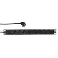 LOGILINK 19" PDU 8x CEE 7/3 socket, 2x 