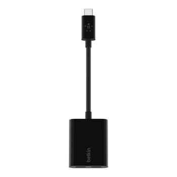 BELKIN RockStar Connect USB-C Audio + Charge adapter black (F7U081BTBLK)