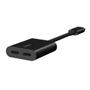 BELKIN RockStar Connect USB-C Audio + Charge adapter black (F7U081BTBLK)