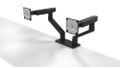 DELL l Dual Monitor Arm - MDA20 - Mounting kit - adjustable arm - for 2 LCD displays - black - screen size: 19"-27" - mounting interface: 100 x 100 mm - desk-mountable