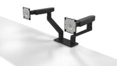DELL Dual Monitor Arm - MDA20 monteringssett - justerbar arm - for 2 LCD-skjermer - svart