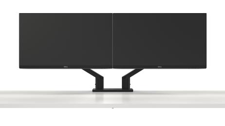 DELL Dual Monitor Arm - MDA20 monteringssett - justerbar arm - for 2 LCD-skjermer - svart (482-BBDL)