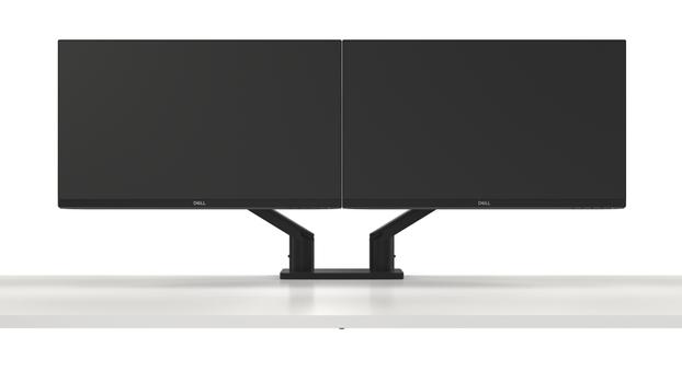 DELL Dual Monitor Arm - MDA20 monteringssett - justerbar arm - for 2 LCD-skjermer - svart (DELL-MDA20)