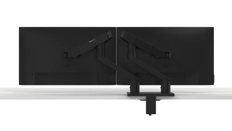 DELL Dual Monitor Arm - MDA20 monteringssett - justerbar arm - for 2 LCD-skjermer - svart (482-BBDL)