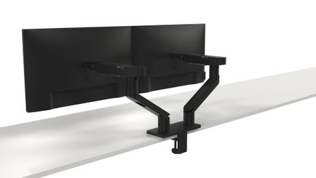 DELL Dual Monitor Arm - MDA20 monteringssett - justerbar arm - for 2 LCD-skjermer - svart (482-BBDL)