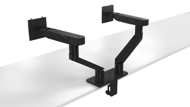 DELL Dual Monitor Arm - MDA20 monteringssett - justerbar arm - for 2 LCD-skjermer - svart (DELL-MDA20)