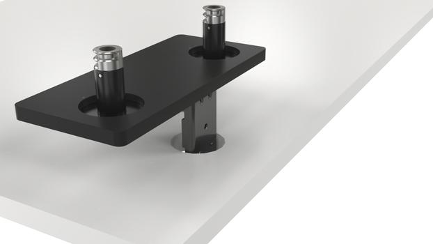 DELL Dual Monitor Arm - MDA20 monteringssett - justerbar arm - for 2 LCD-skjermer - svart (DELL-MDA20)