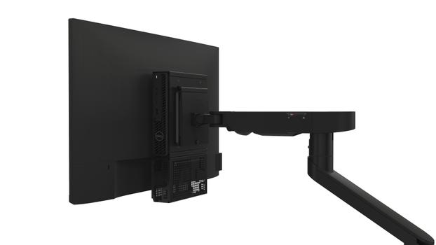 DELL Single Monitor Arm - MSA20 monteringssett - justerbar arm - for LCD-skjerm - svart (DELL-MSA20)